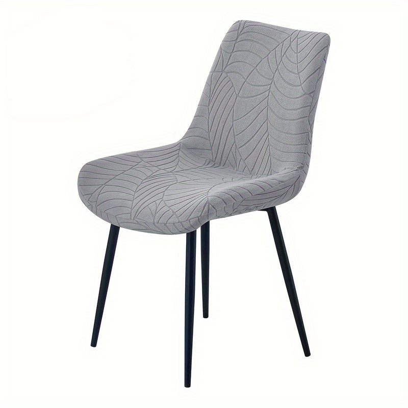 TEMU 1pz Coprisedia Moderno a Forma di Foglia con Chiusura - Design e Monopezzo per Sedie da Casa o Hotel - Lavabile in Lavatrice, alla Maggior Parte