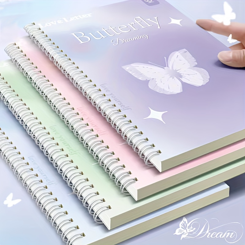 

1pc A5 Dream Notebook, , 60 Sheets, 360° Lay , Dotted , For To Write And No Out