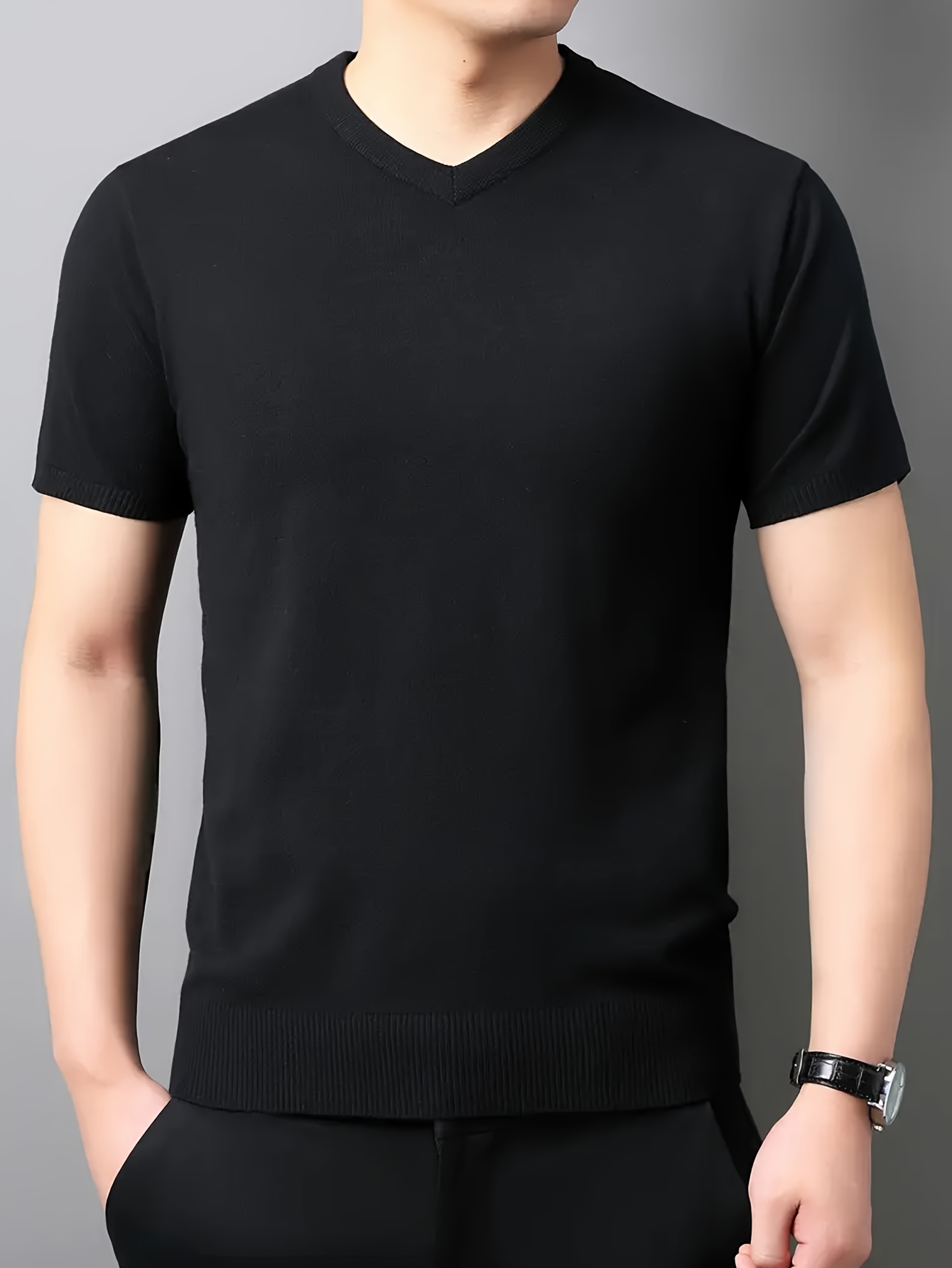 v neck short border knit How to knitt V shape neck border