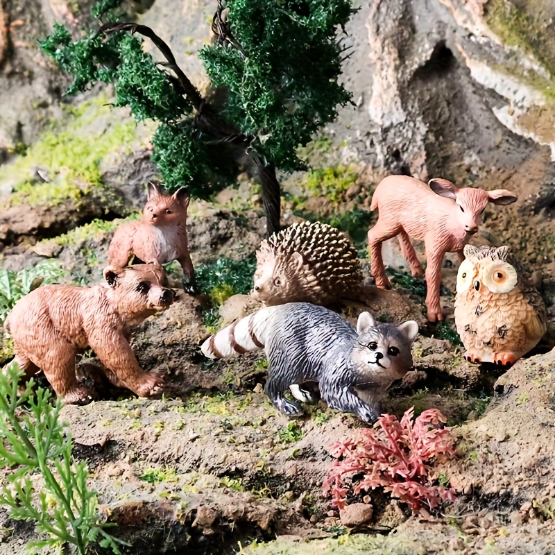 Realistic Forest Wildlife Model Set