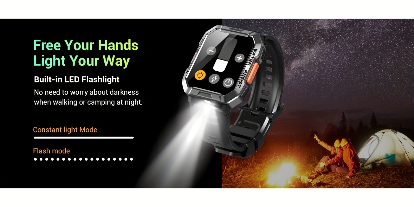 Montre intelligente pour homme avec suivi de la qualité du sommeil nocturne, batterie 900mAh, appels sans fil, chronomètre et minuterie, torche et boussole intégrées, écran HD 2.01 pouces, suivi du cycle menstruel féminin, calculateur de dépense calorique, plus de 100 modes sportifs, suivi d'activité physique, deux s interchangeables, cadeau idéal pour la famille.