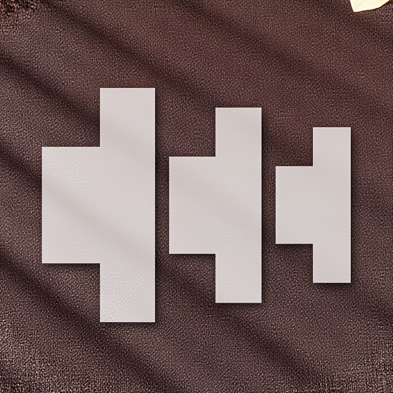 E-shop 3-tlg. Handtaschen-Herstellungs-Schneidenschablone, DIY-Aufbewahrungskorb-Steppschablone, PET-Schneidlineal – Ideal zum Nähen, Quilten, Basteln