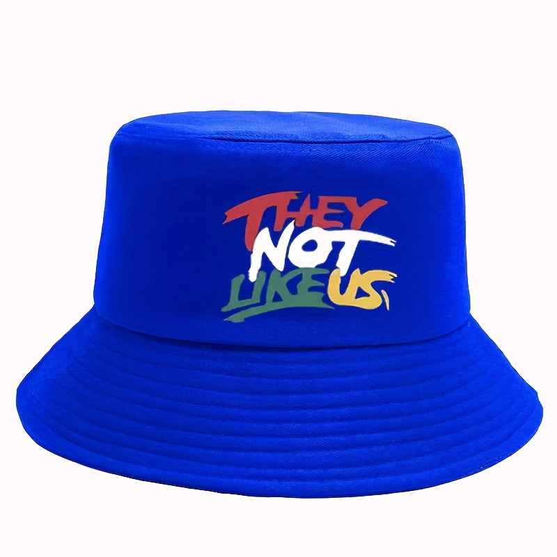 TEMU Not " Colorful Letter Print Bucket Hat - Breathable, Foldable Hat For , Lightweight Polyester With, Ideal For Outdoor Sports & Travel,