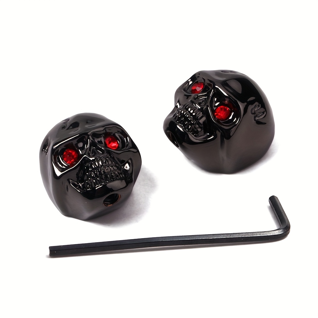 Electric guitar bass volume and tone potentiometer control knobs, skull knobs, guitar accessories, Instrument Control Knobs, Music Equipment Parts, Skull Design Knobs, Edgy Guitar Parts, Smooth Rotation Knobs, Precision Control Knobs, Guitar Hardware