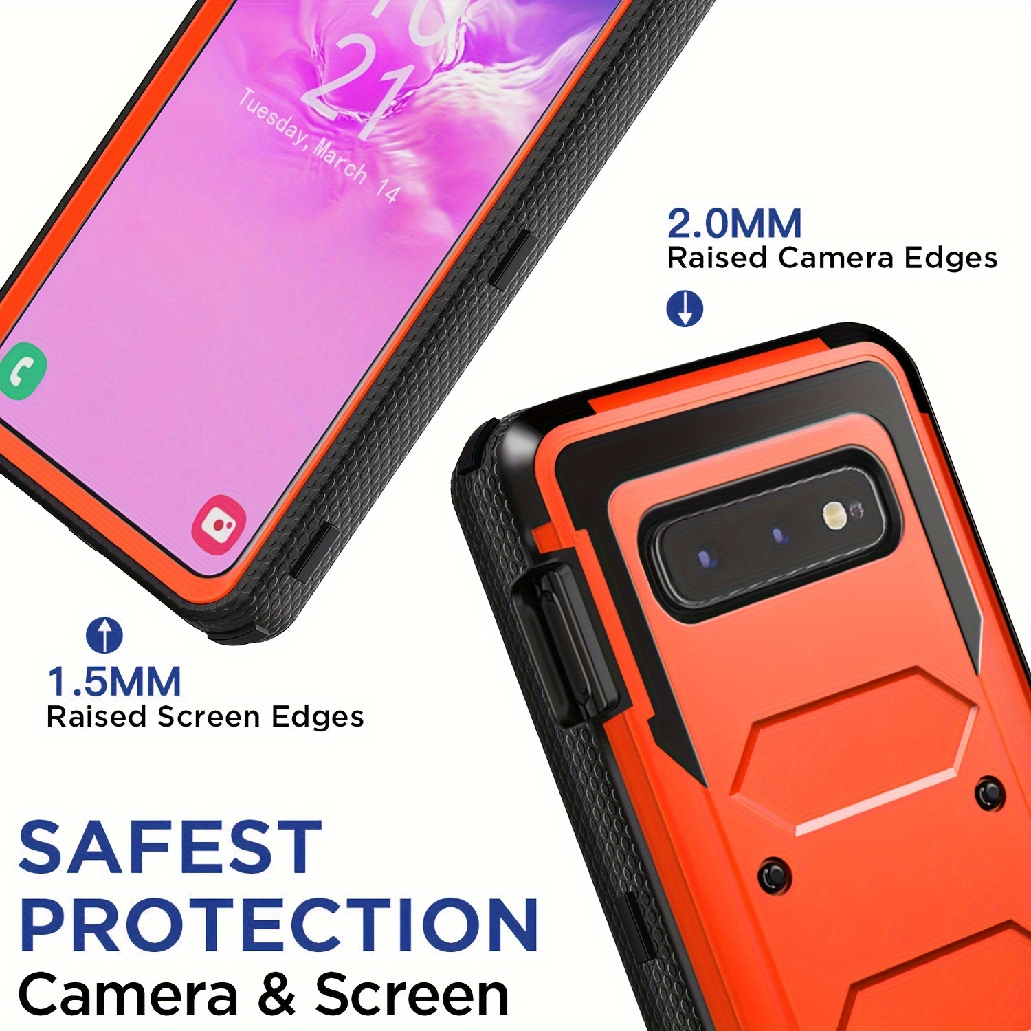 Protective Case Best Case Galaxy S10 Plus Hard Case Samsung S10