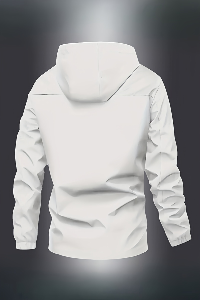 Chaqueta de hombre con diseño 'Encuentra tu camino' adecuada para ciclismo y actividades de primavera/otoño. Chaqueta deportiva casual de exteriores con textura suave y secado rápido.