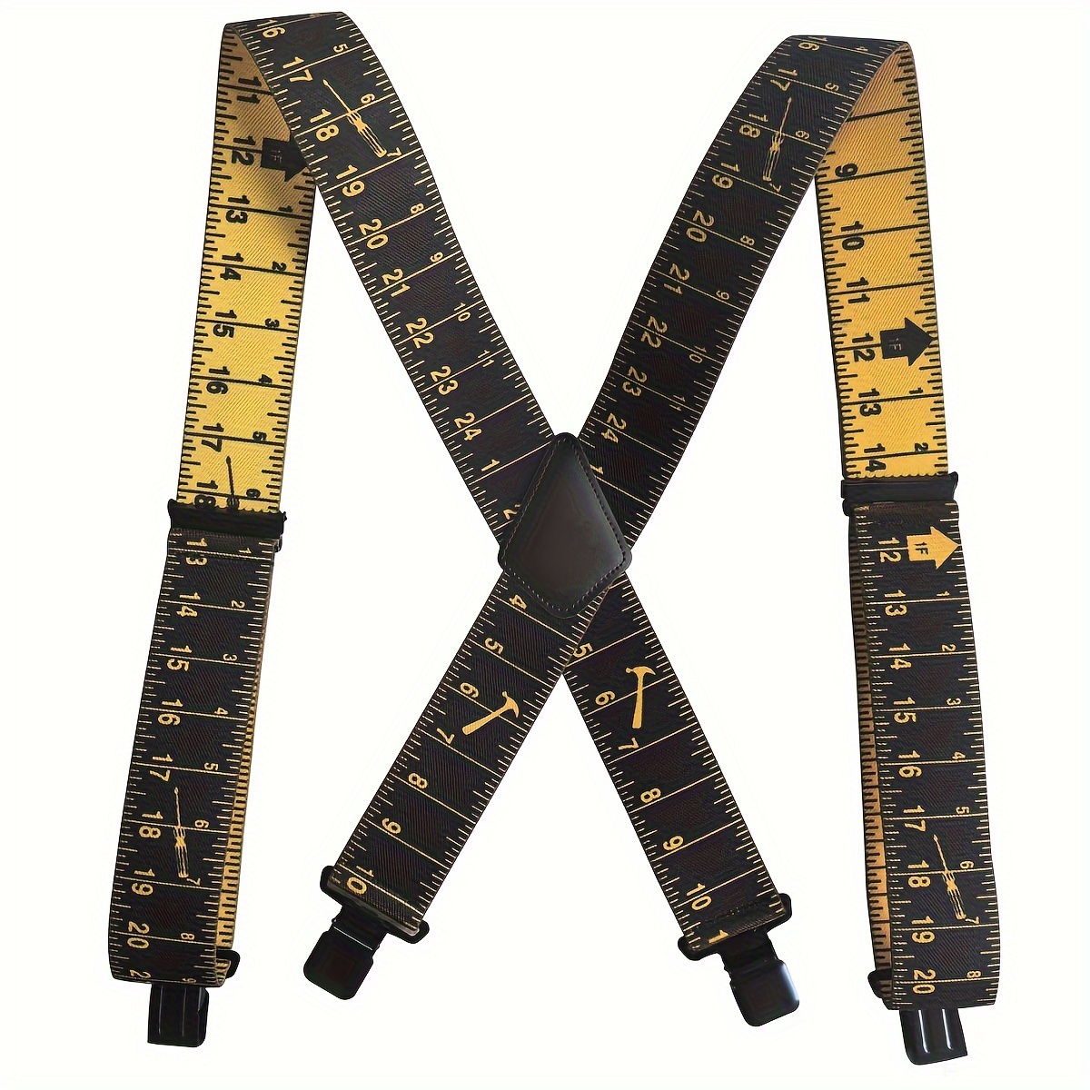 Men's Suspenders Elastic Wide X Shaped Belts Clothing Decorative Accessories For Working Outdoor, Back
