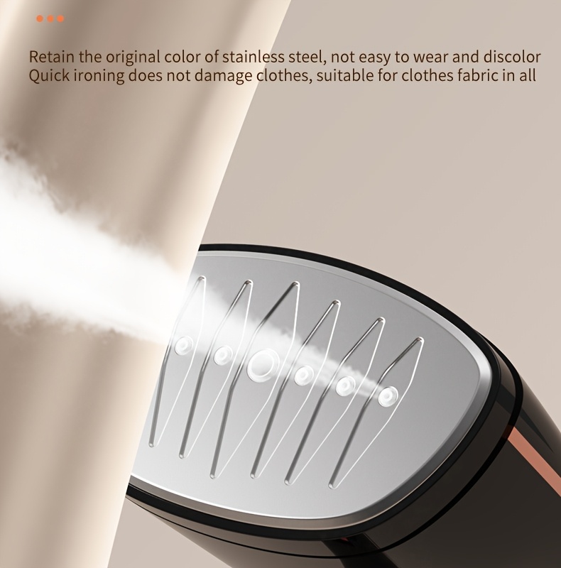 US Plug-in 3-Speed Garment Steamer with Large Water Tank, Gentle Heat & Multiple Ironing Modes - Lightweight Ergonomic Design for Quick Wrinkle Removal, Home & Professional Use, Clothes Ironing, Sleek Iron, Durable Construction 22 US Plug-in 3-Speed Garment Steamer with Large Water Tank, Gentle Heat & Multiple Ironing Modes - Lightweight Ergonomic Design for Quick Wrinkle Removal, Home & Professional Use, Clothes Ironing, Sleek Iron, Durable Construction