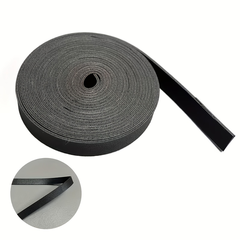 TEMU 1 Roll Of Double-sided Pu Leather - 78.74 Inches Long X 0.49 Inches Wide, Suitable For Furniture Making, Crafts, And Decoration Of Shoes And