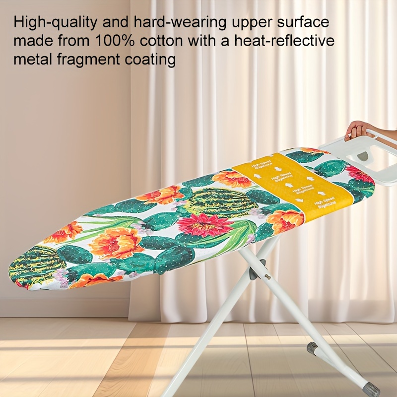 1pc artistic print ironing board cover high temperature resistant fade resistant   washable   resistant ironing board cloth details 0