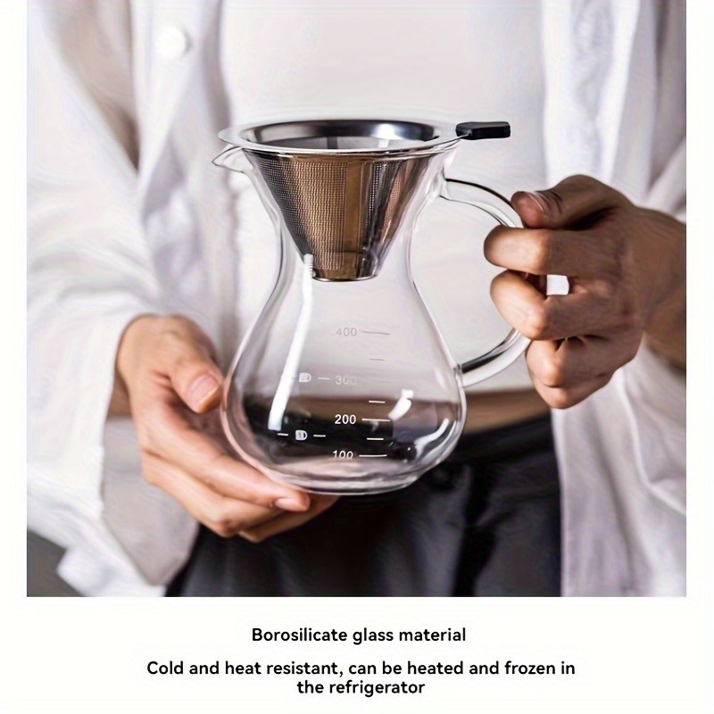 High Borosilicate Glass Coffee Sharing Pot for Cold Extraction