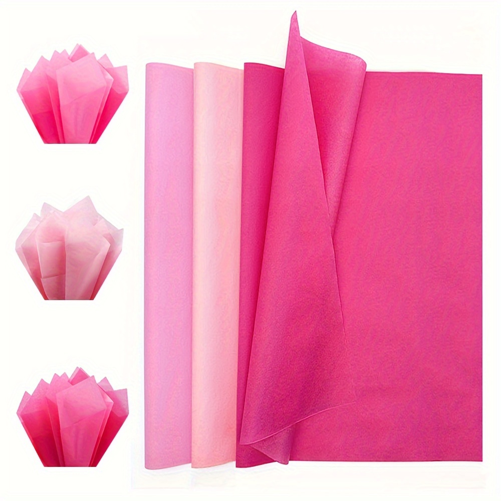 

Bulk Piece Of 14x20" Tissue Paper - Assorted Pink & Red Shades For Gift Wrapping, Crafts, Diy Projects | Perfect For Birthdays, Weddings, Christmas