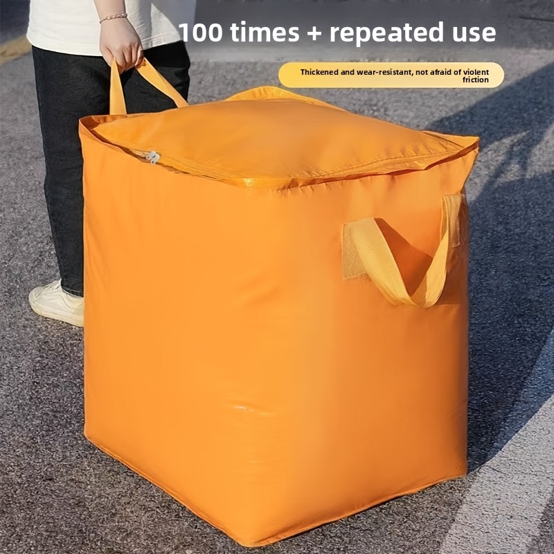 TEMU (255l) Large Capacity Extra Thick Pe Moving Packing Bag, Clothing Storage Bag, Blanket Storage Bag, Large Capacity Packing Organizing Storage