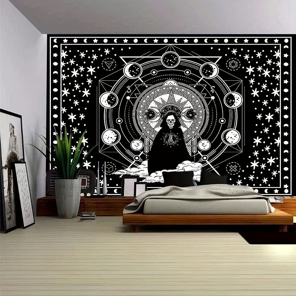 

& Tapestry - Lightweight Polyester Wall Hanging For Living Room, Bedroom, Office - Home Decor With Free Installation Kit