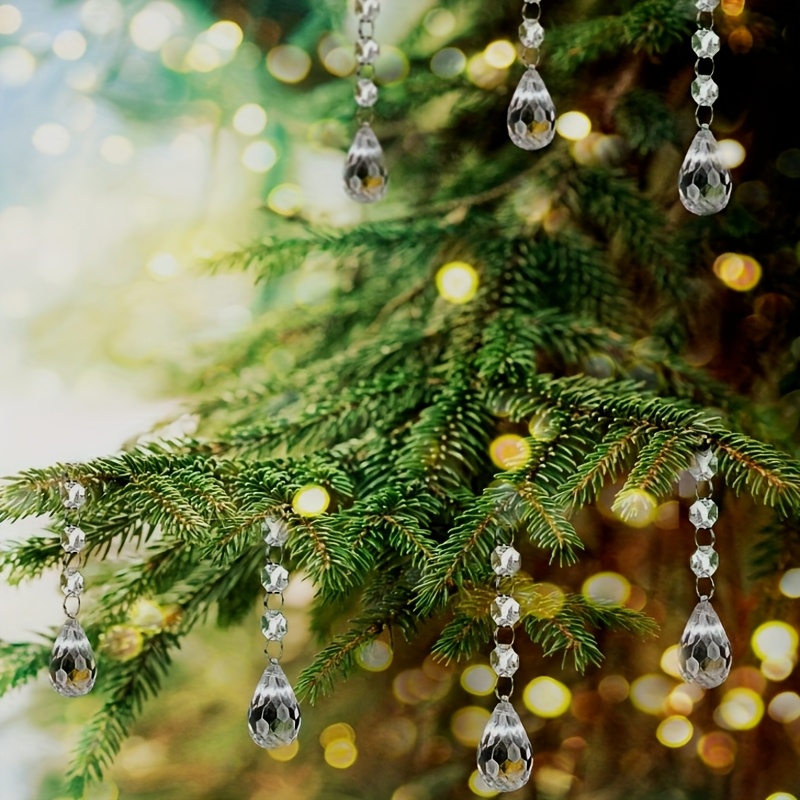 5 Pezzi Decorazioni Albero Di Natale A Forma Di Pupazzo Di Neve 2D | In Acrilico | Con Cordino | Per Pareti E Alberi