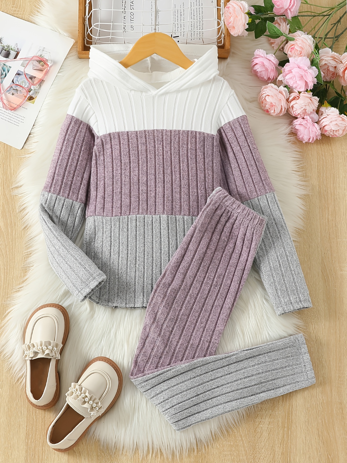 Sueter Con Leggins Unidades Conjunto Ropa Niñas /otoño Suéter Temu