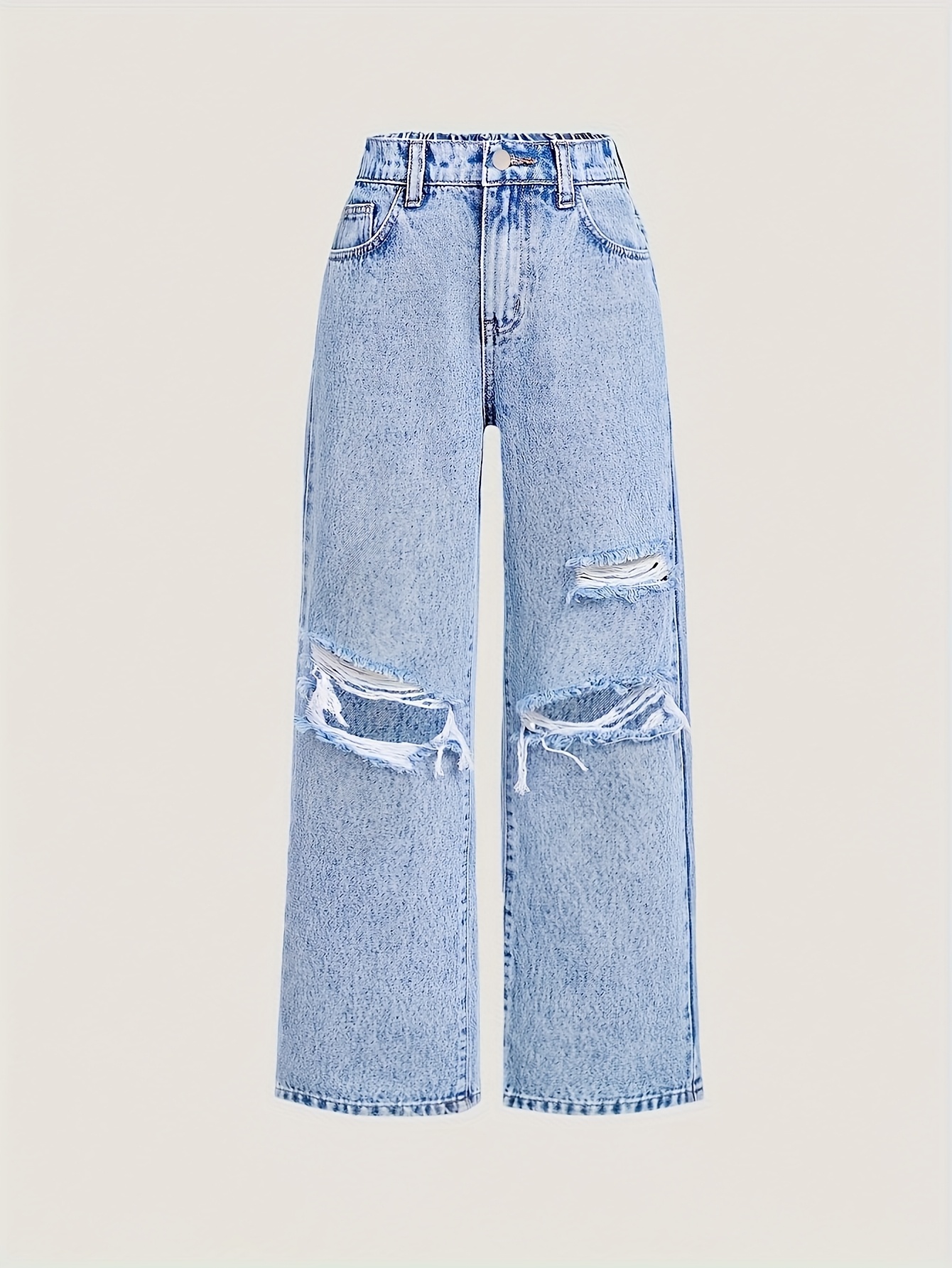 Relaxed Straight Driven Men's Jeans in Sanded Blue – Buffalo