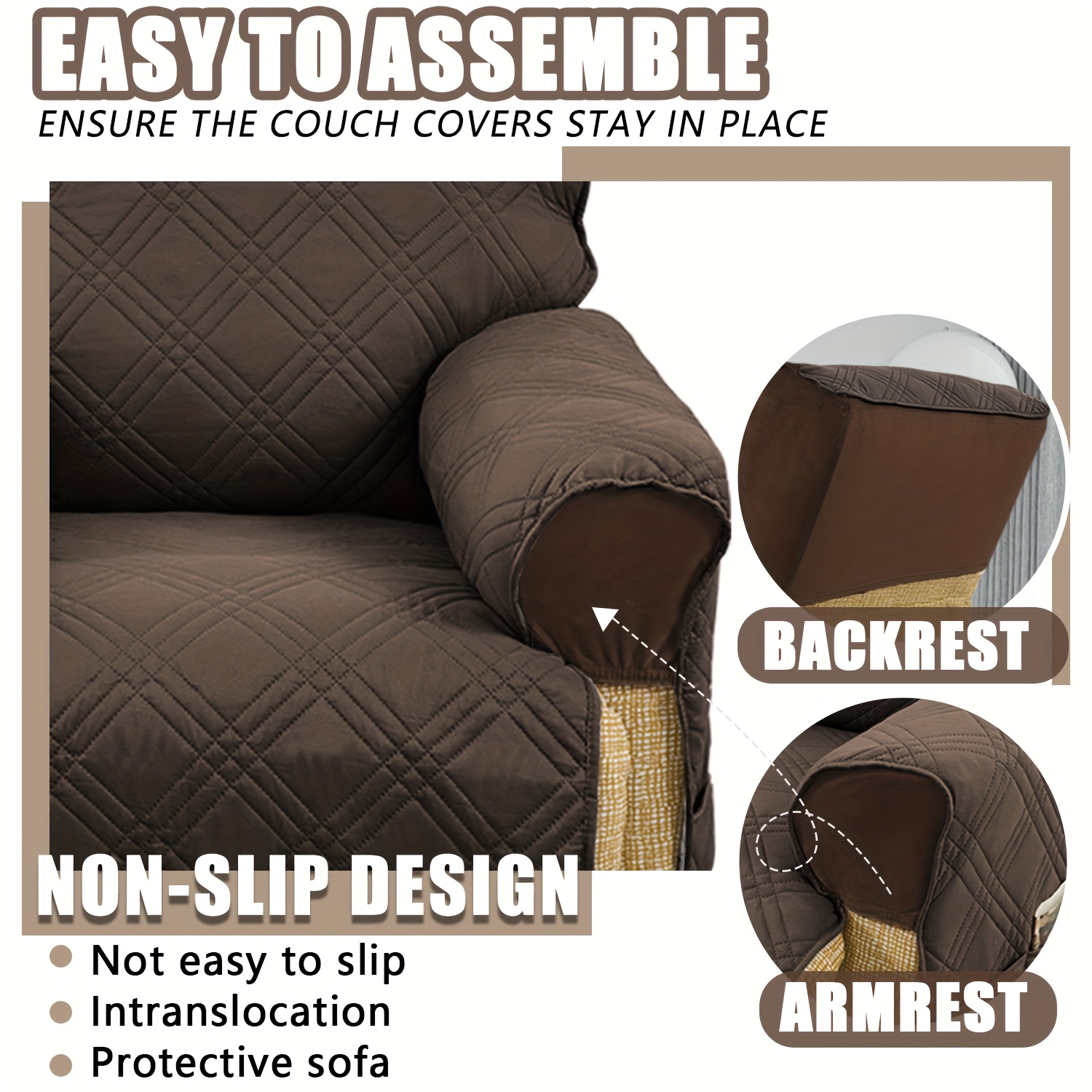 elastic band chair cover closure