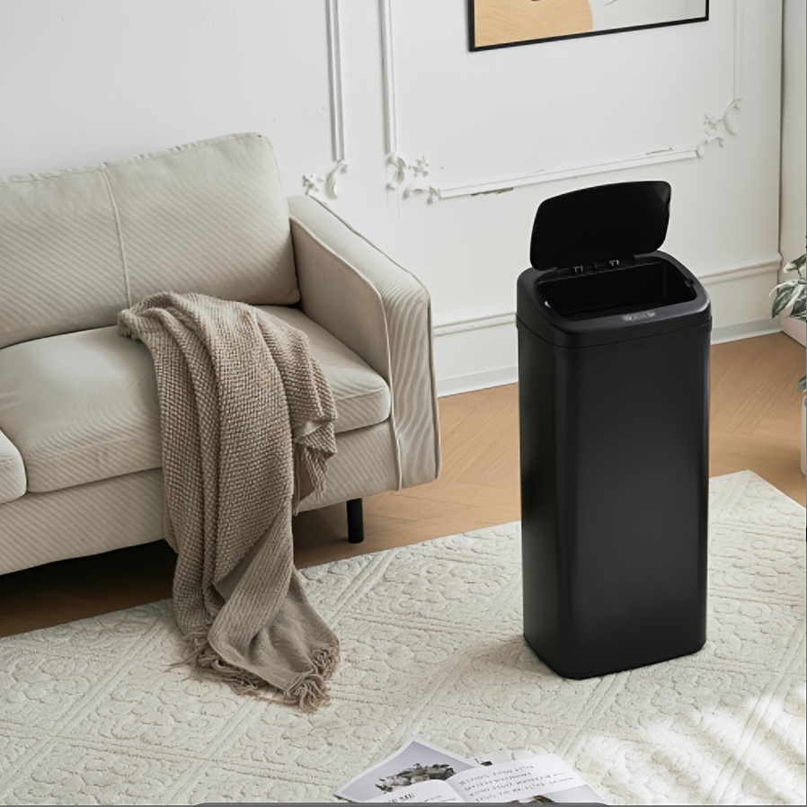 ゴミ箱 大容量45L ブラック センサー全自動開閉式 人気商品] センサー式全自動開閉ゴミ箱 大容量 45l ブラック