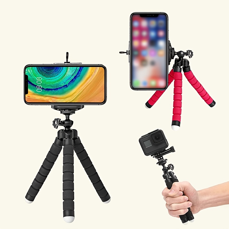 8-arm portable tripod with lazy phone holder multi-functional