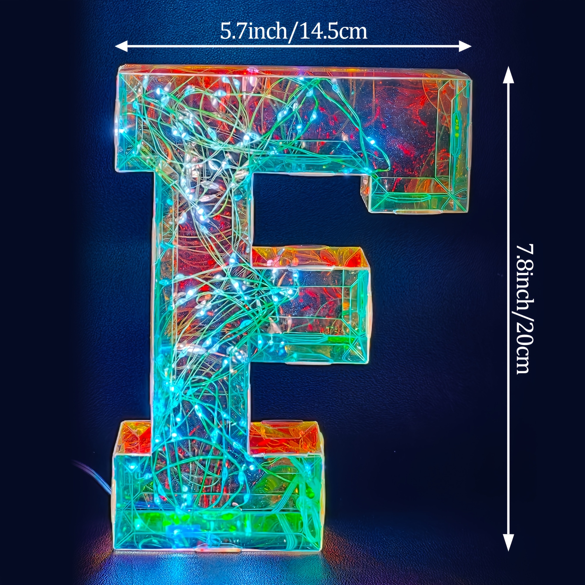 LED Color-Changing Letter and Number Lights