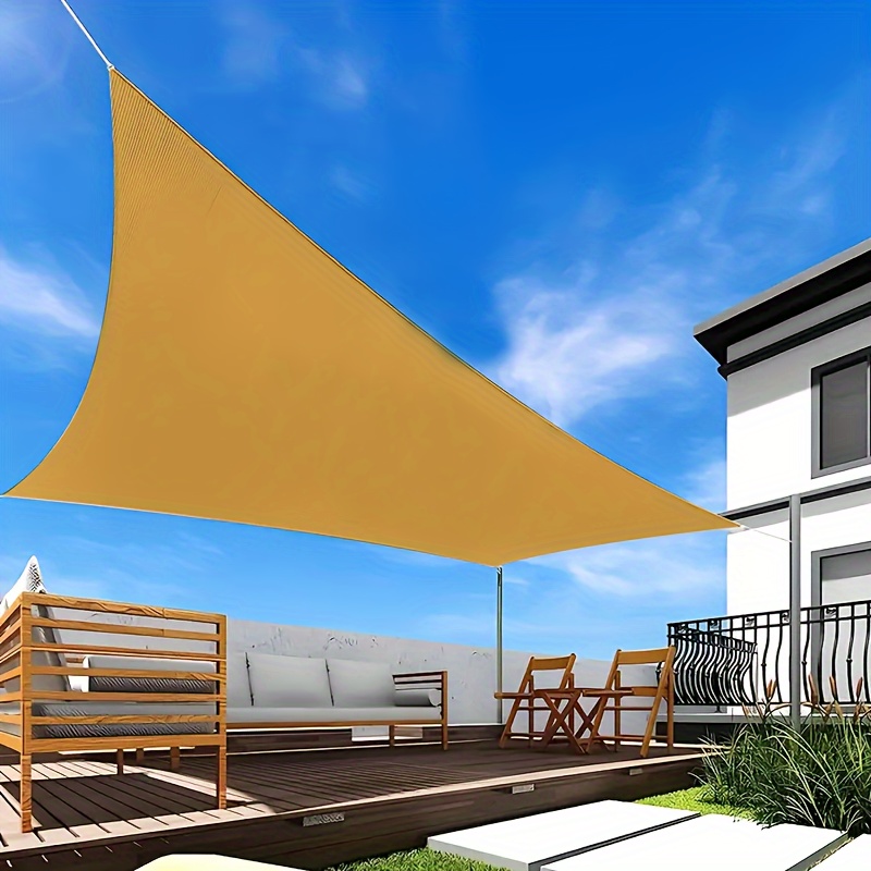 

Sun Shade Rectangle 12' X 16' Uv Block Canopy For Patio Backyard Lawn Garden Outdoor Activities, Sand