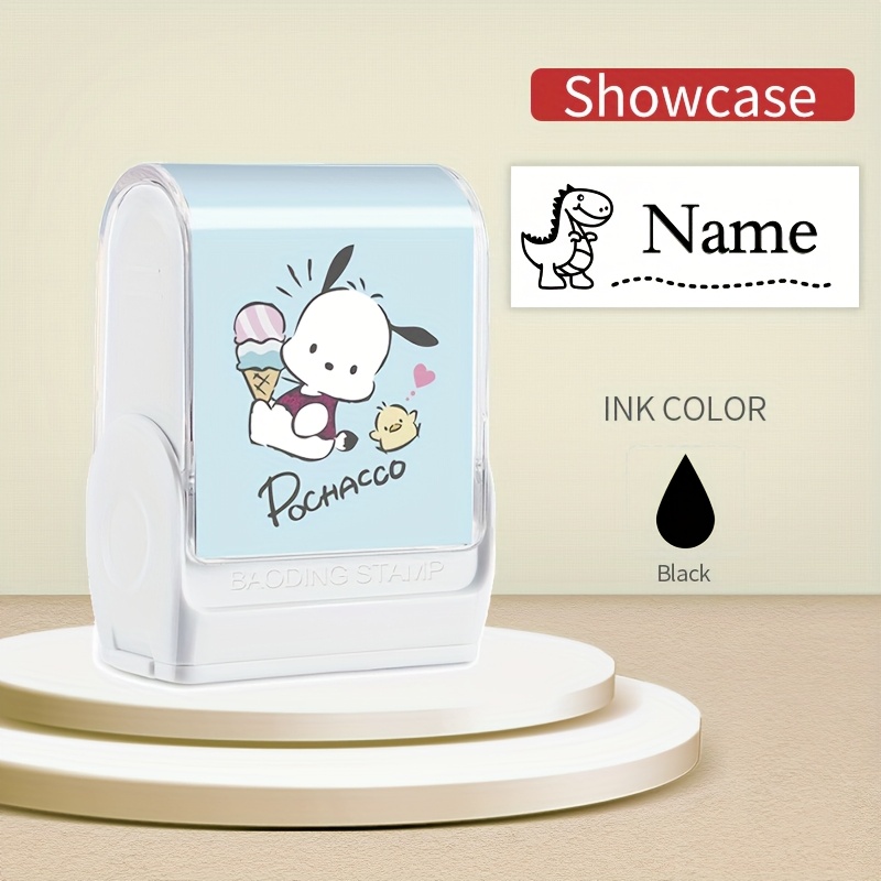 Personalized Name Stamp - Featuring Or Dinosaur Designs, Ink For Long-lasting, Smudge-free Labels On Clothing, Bags, Shoes, And More.