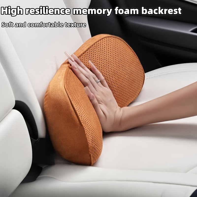 Luxury Car Waist Cushion - Breathable Mesh Back Cushion, Reduce Driving Fatigue, Ergonomic Car Seat Waist Cushion - Long Distance Travel Comfortable Waist Cushion, No Deformation, Fit the Back Curve, Car Interior Upgrade Accessories