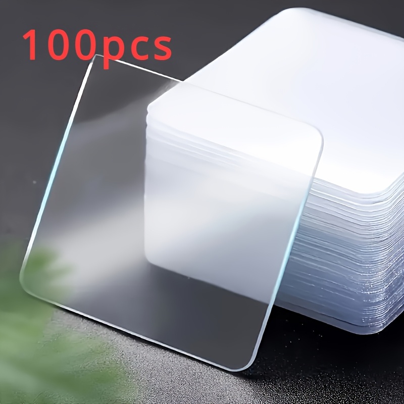 50/100pcs Heavy Duty Nano Double-sided Tape - Strong, Traceless & Removable Adhesive Strips For Pictures, Carpets & More Sdhesive Strip Adhesive Dots