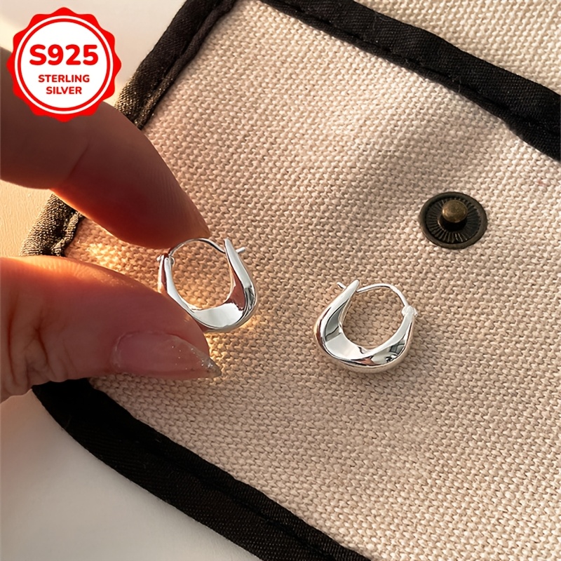 Stylish Circular Earrings Versatile U-Shaped Ear Clips