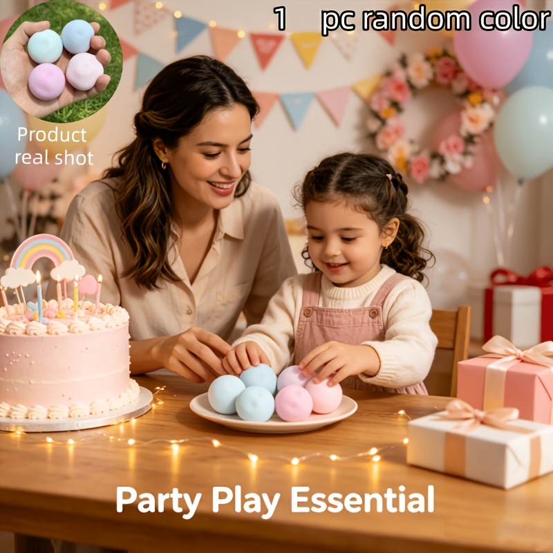 Image of Interesting, Colorful And High-quality Balls, Soft And Cute, Colored, Suitable For Parent-child Interaction, Are Small Gifts To Motivate Children, Made Of Soft And Slow Rebound Material