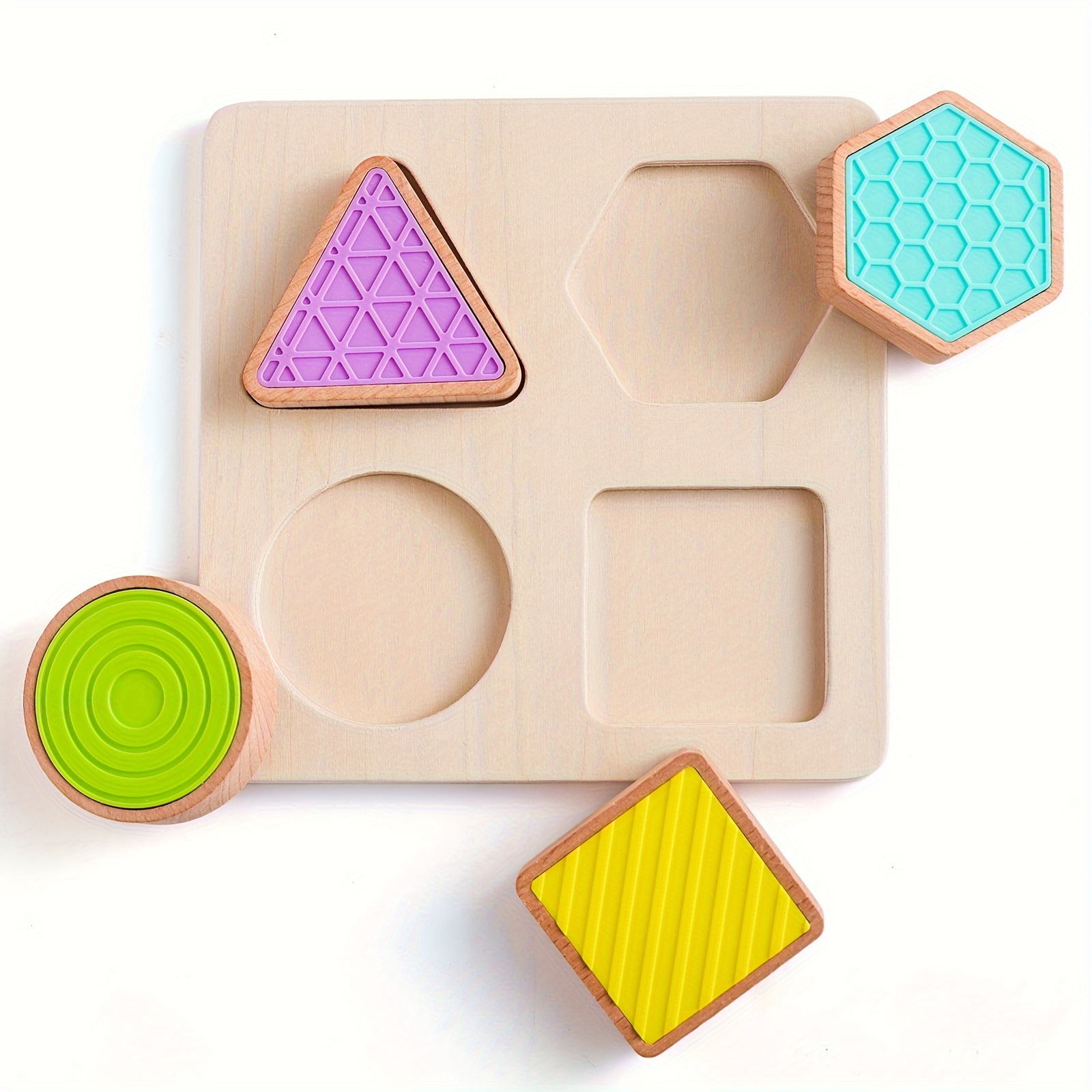 Image of Tactile Shape Matching Toys For Infants And Toddlers, Educational Toys For Color And Shape Recognition