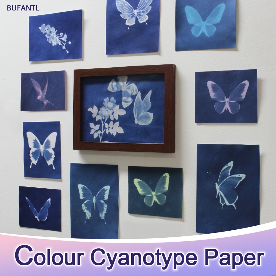 

Colour Paper Kit: Includes 10 Sheets Of A4, A5, And A6 Sizes, With Assorted Colours And Plant/animal Stencils. Suitable For Beginners, Comes With Tutorial And Clips. Age 14+.