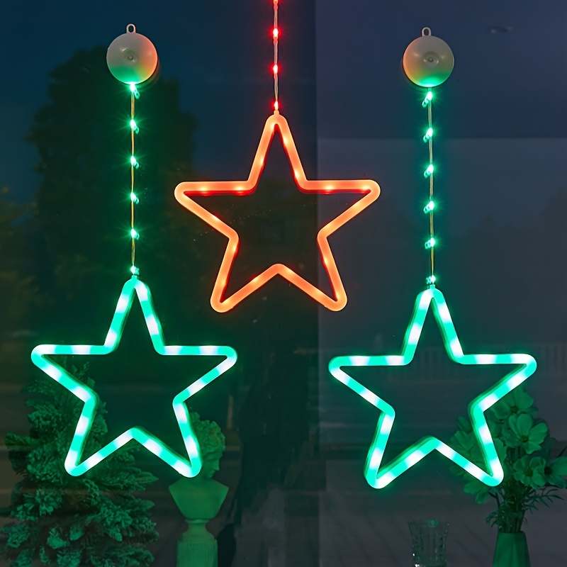 

Christmas -shaped Suction Cup - Rgb , Battery- For &
