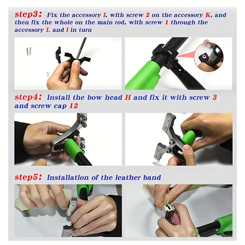 触发器弹弓 强力狩猎弹射器 精确发射器 不锈钢狩猎配件 商品详情 6