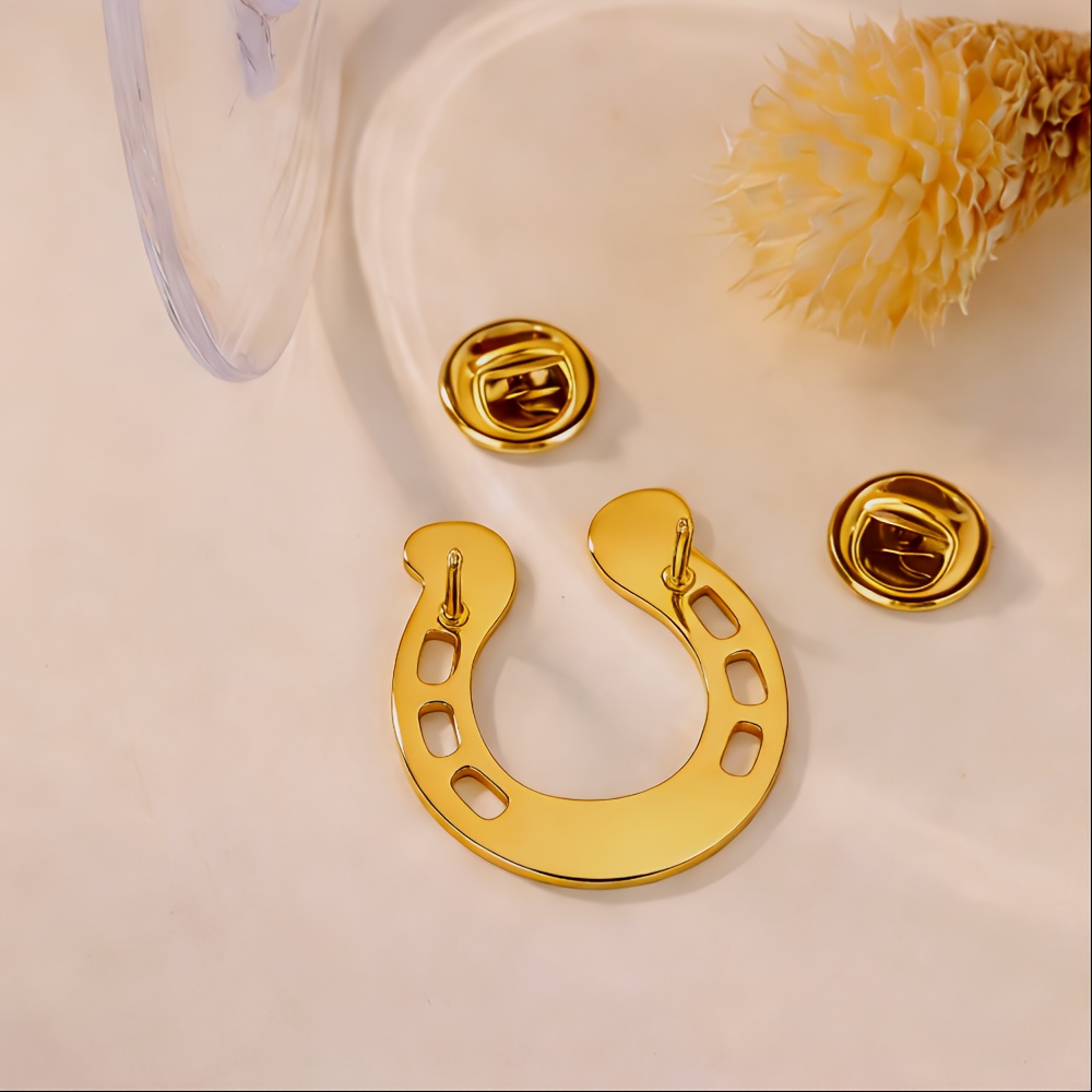 TEMU [Personalizzato] a forma di ferro cavo minimalista con personalizzato, con sbalzato in acciaio inossidabile 304 personalizzata per donna, design
