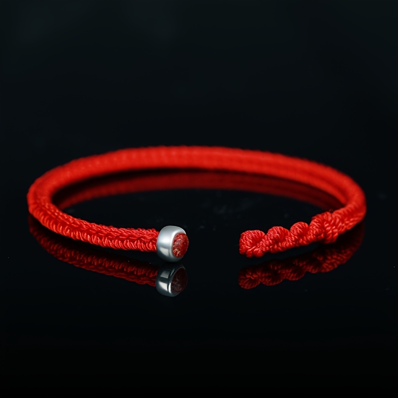 Hand Woven Lucky Charm Bracelet, Adjustable Gift