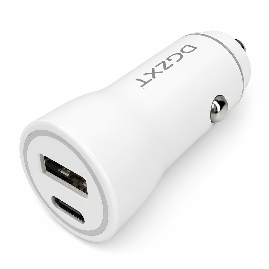 TEMU 1-pack/2-pack Usb C Car Charger, 20w Dual Port Usb-a & Usb-c Car Phone Charger, Compact 12v Car Usb Plug For Smartphone, Tablet, Gps, Dash Cam,