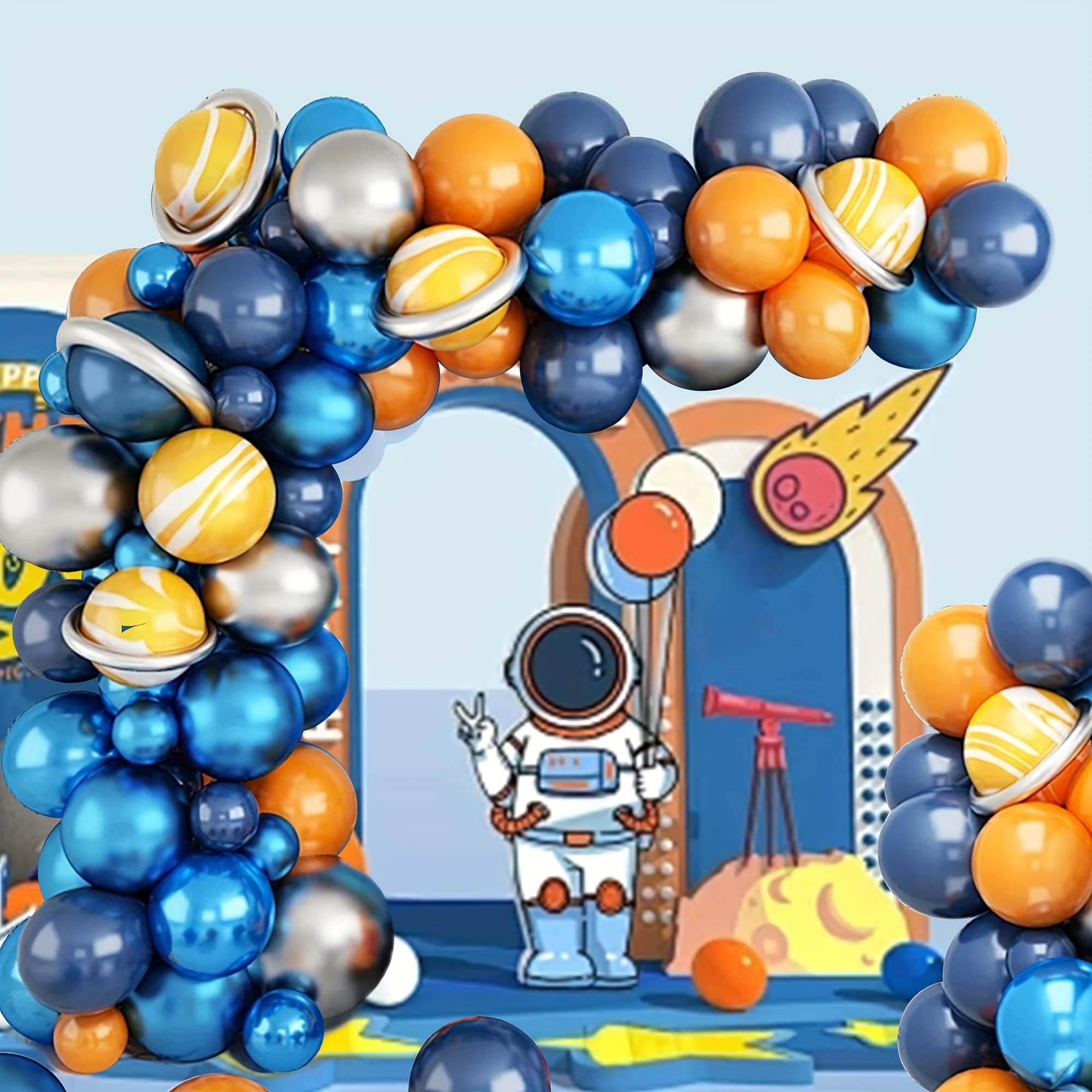 

Space Astronaut-themed Balloon Arch Kit, 117 Pieces, Latex Garland Set For Galactic Party, Birthday Decor, Celebrations – Suitable For Teens And Adults 14+