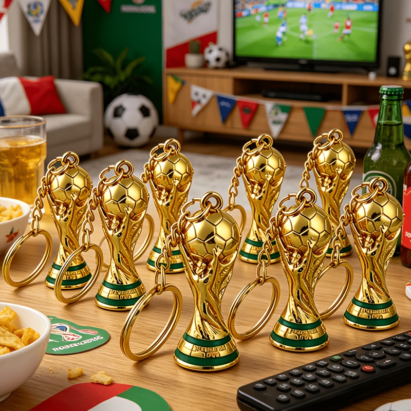 Top pickGift for Her/Him Party Keychain Gift Bag 8/3/2pcs FIFA 2026 USA Canada Mexico World Cup Trophy Keychain Pendant Fan Exclusive Viewing Cheer Decoration Is The Perfect Gift for World Cup Football Fans World Cup Game Viewers Atmosphere Decoration FootbOpen in new tab.