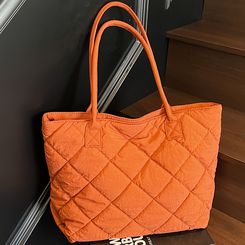 quilted tote bag sold on Temu United States