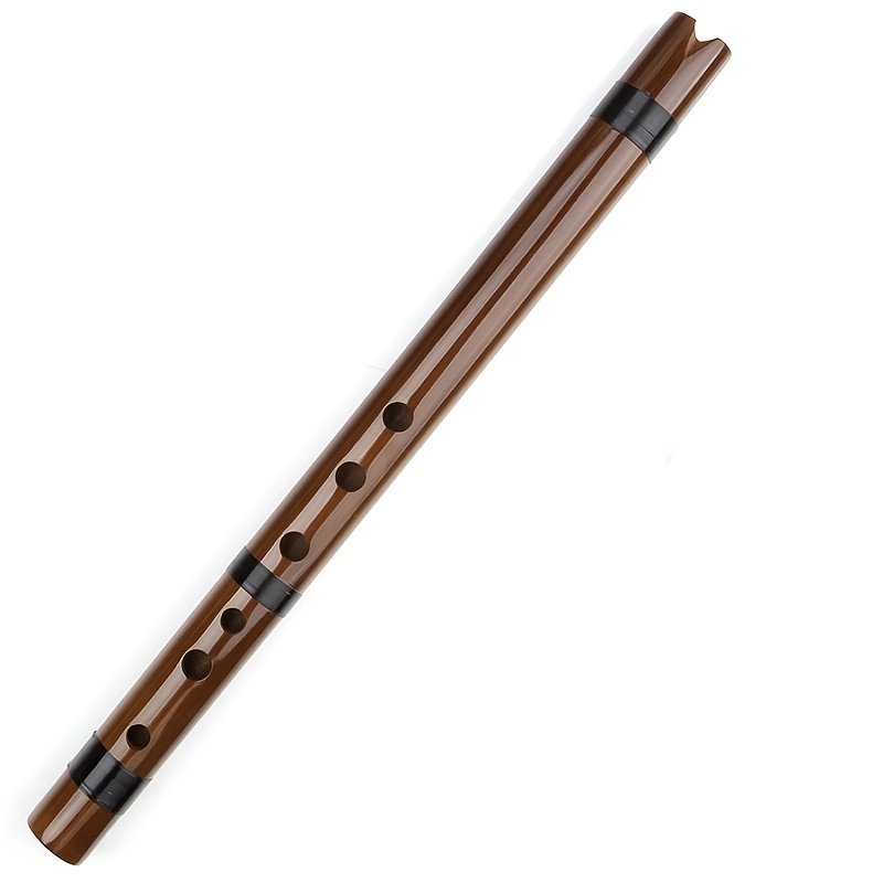brown   flute in a or   with line bamboo instrument for musical  