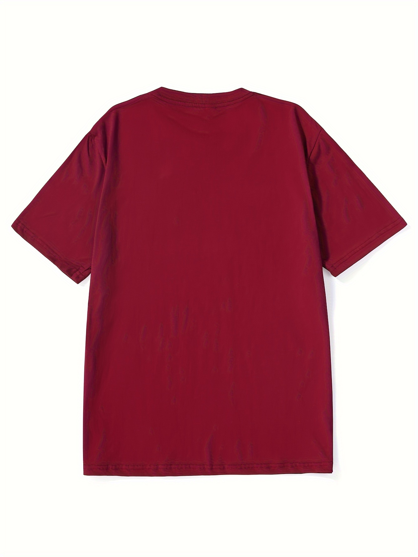 Men's 100% Cotton Solid T shirt Casual Short Sleeve Crew - Temu
