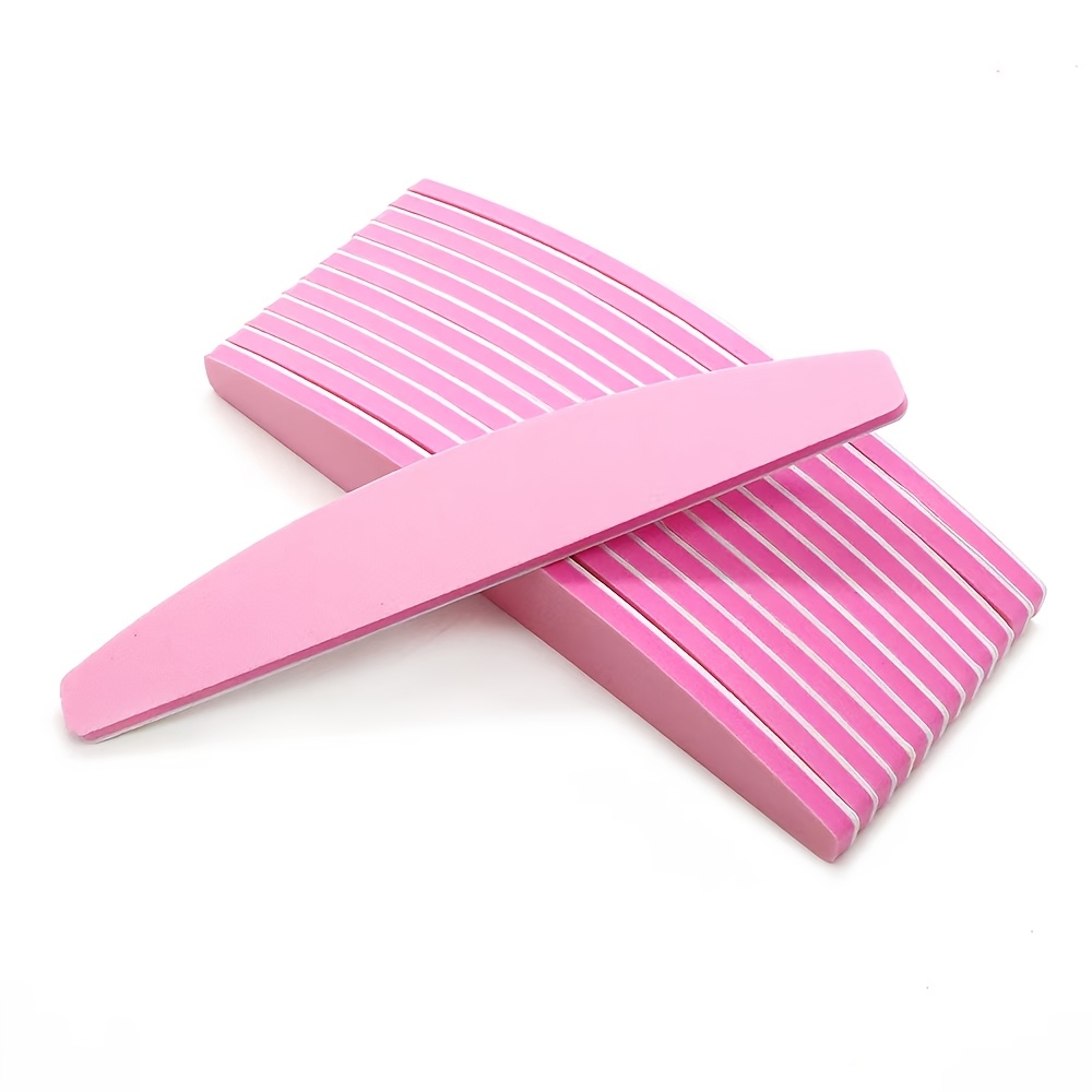 30pcs Colorful Sponge Nail Buffing Sanding Buffers, Dual-Sided