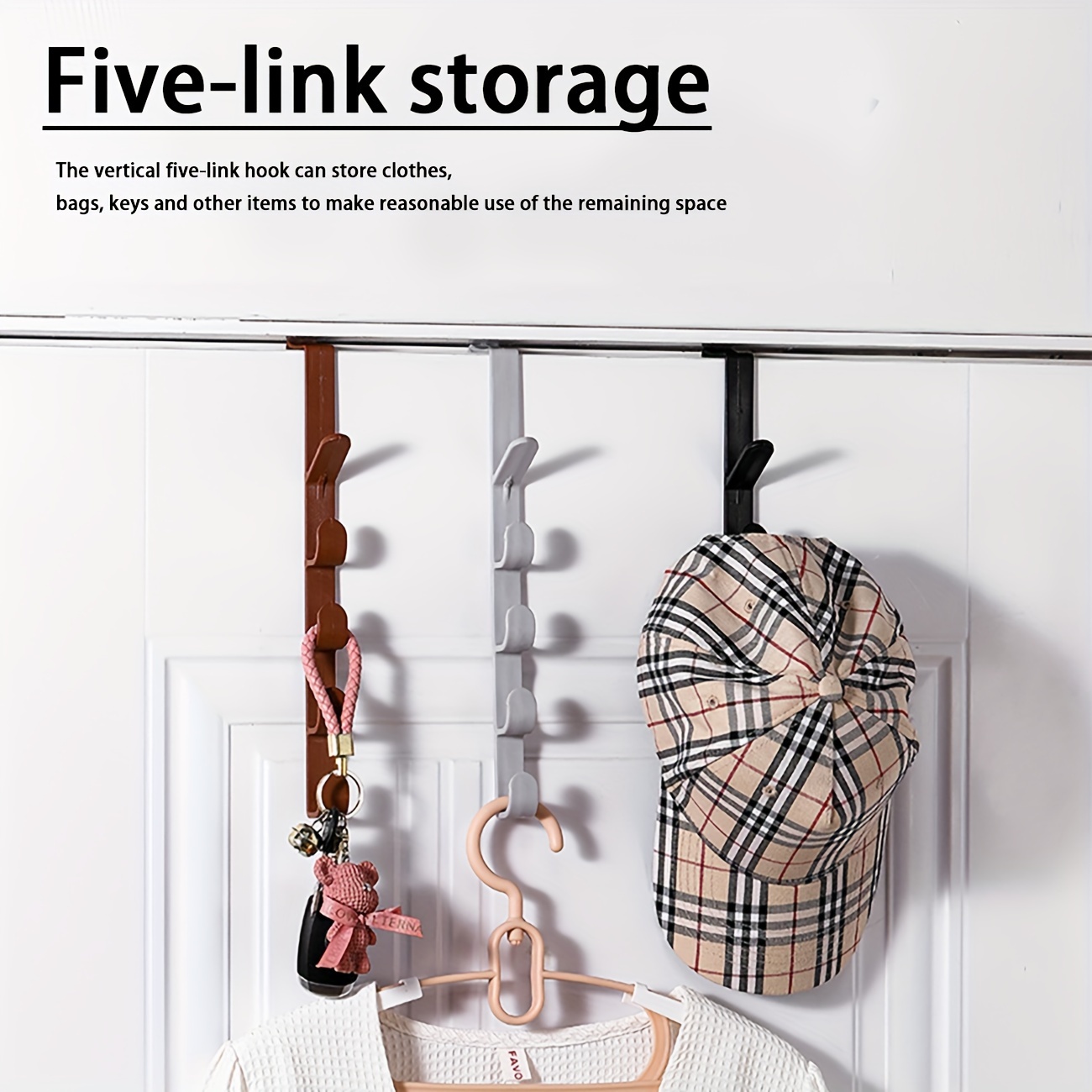 Hat Rack Baseball Storage 4 Hooks Keys Hanging - Temu Canada