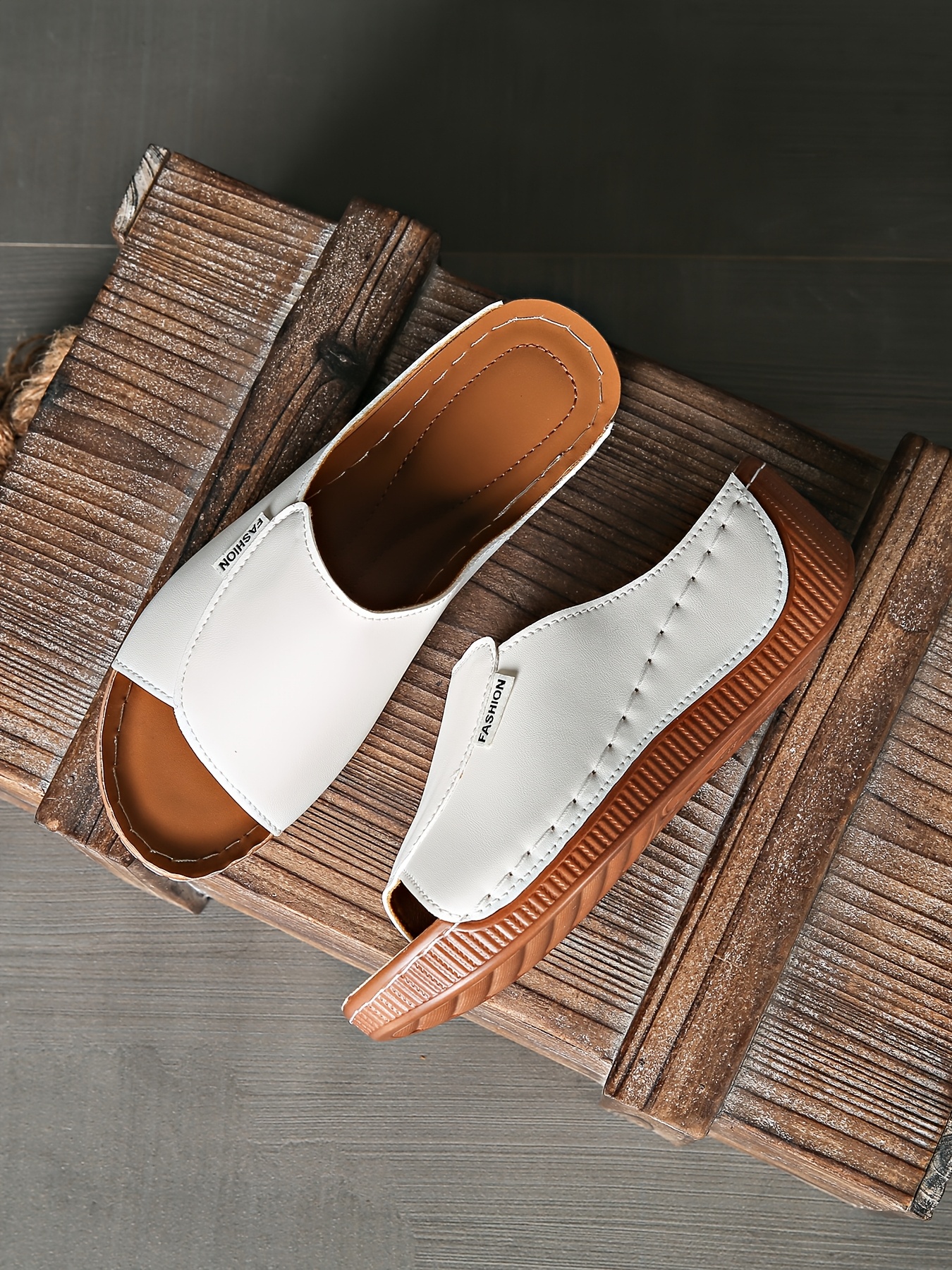   womens light blue slide sandals comfortable arch support breathable open toe design with soft rubber sole casual   heel slip on shoes for casual attire   cover upper Product details 15