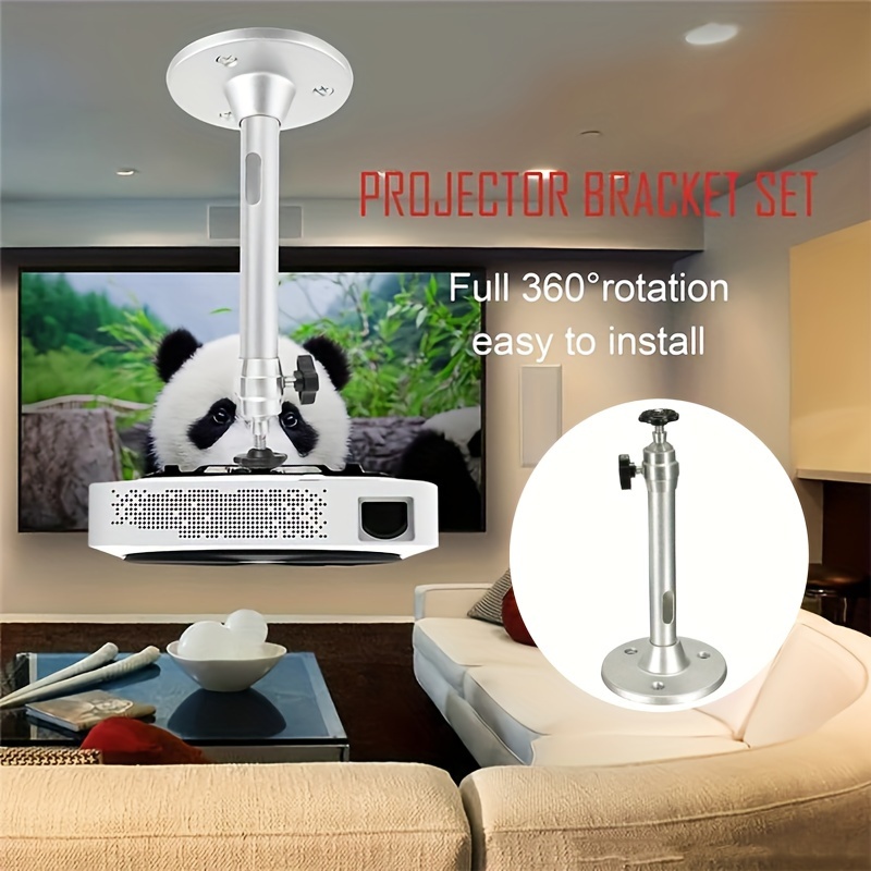 

Salange Mini Projector Wall Mount Stand Ceiling Bracket Holder For Yg300 J15 P62 Mini Led Dlp Projector Dv Security Camera