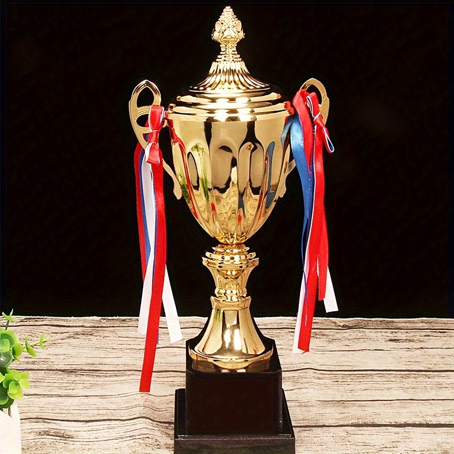 

Metal Gold Trophy Cup Championship Award For Football, Soccer, Competition, Winner Prize