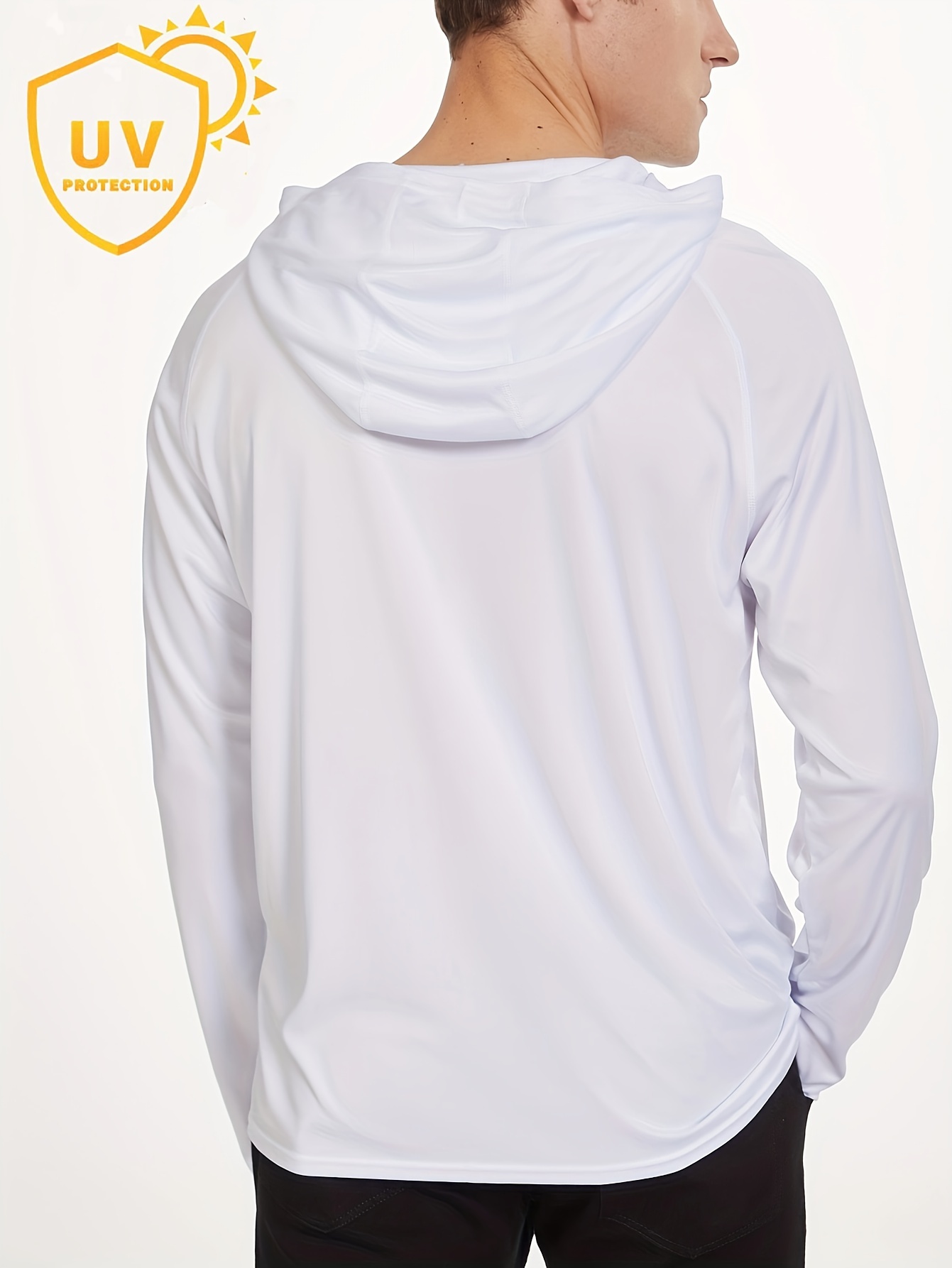 HDE – Camisas de pesca para hombre, manga larga, protección solar UPF 50,  secado rápido, camiseta para aire libre