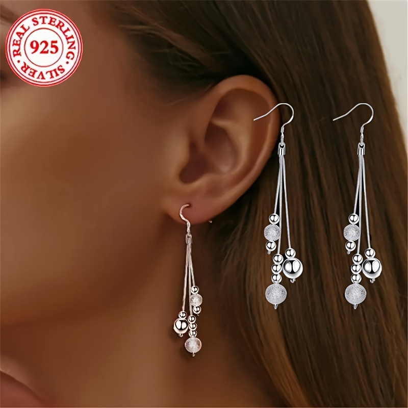

Drop - 925 Long , Hypoallergenic Ear , For Women, No , Suitable And - 6.5g/0.229oz